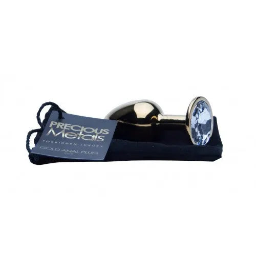 Precious Metals Gold Anal Plug - Large - PlayBlue