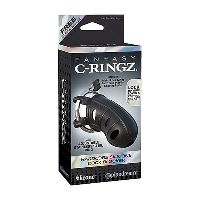 Extreme Silicone Cock Blocker by C-Ringz - PlayBlue