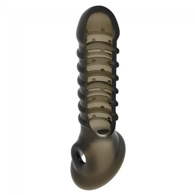 Emperor Ribbed Penis Sleeve - PlayBlue