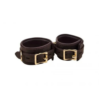 BOUND Nubuck Leather Wrist Restraints - PlayBlue