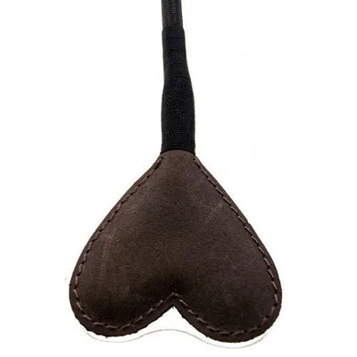 BOUND Nubuck Leather Heart-Shaped Crop - PlayBlue