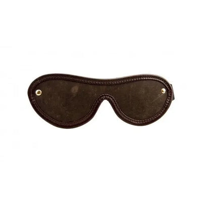 BOUND Nubuck Leather Blindfold - PlayBlue