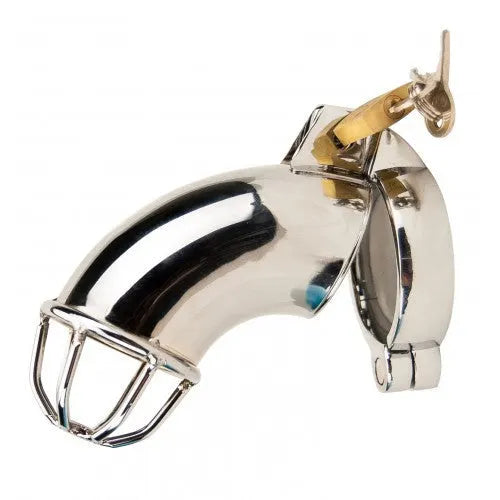 Impound Exhibition Male Chastity Device - PlayBlue