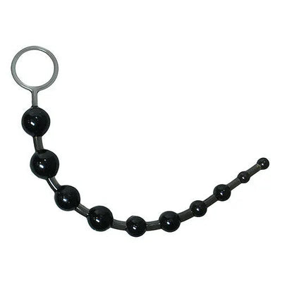 Loving Joy Anal Love Beads Black - PlayBlue