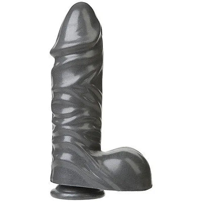 Doc Johnson American Bombshell Ballistic Dildo - PlayBlue
