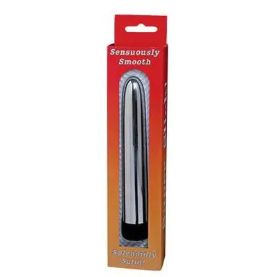 Sensuously Smooth Slim Vibe All Silver 8"
