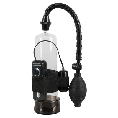 Power Ultimate Vibrating Penis Pump - PlayBlue
