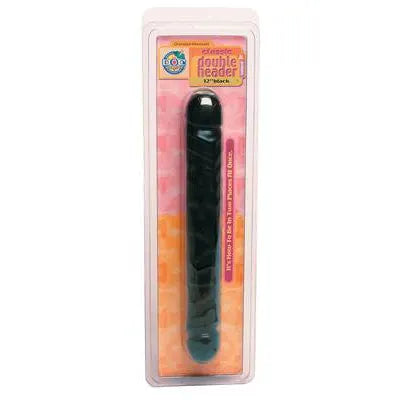 12 Jr Veined Double Header Black - PlayBlue