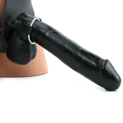 Fetish Fantasy Big Daddy Hollow 10 Strap-On Black - PlayBlue