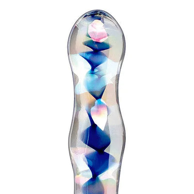 Icicles No 8 - Blue Spiral Wave Dildo - PlayBlue