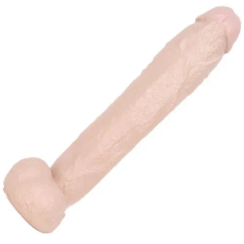 Doc Johnson 12 inch Realistic Cock and Balls - PlayBlue