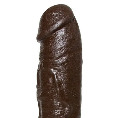 Doc Johnson Bam Black Realistic Cock 10.5 Inch - PlayBlue