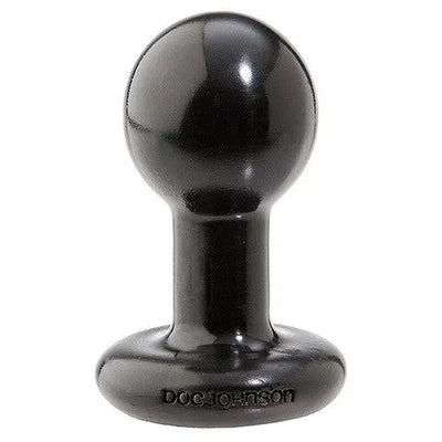 Doc Johnson Round Butt Plug - Small - PlayBlue