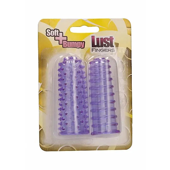 Lust Fingers - Soft and Bumpy Sleeves - PlayBlue