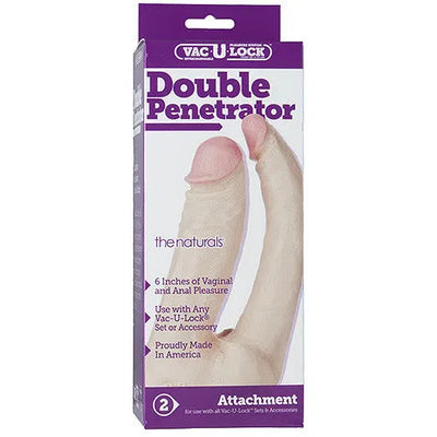 Doc Johnson Vac-U-Lock Double Penetrator - PlayBlue