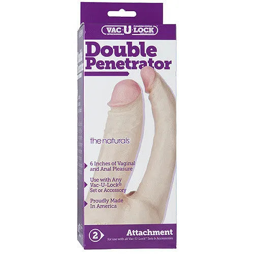 Doc Johnson Vac-U-Lock Double Penetrator - PlayBlue