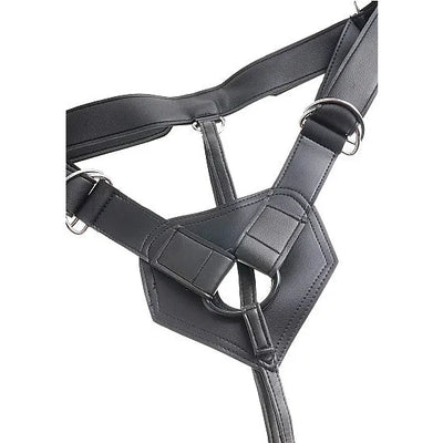 King Cock Strap-on Harness - with 8 Inch Cock - Skin - PlayBlue