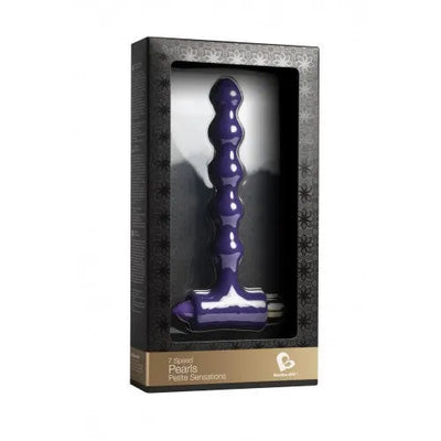 Rocks Off Pearls Petite Sensations Anal Vibrating Beads - Black - PlayBlue