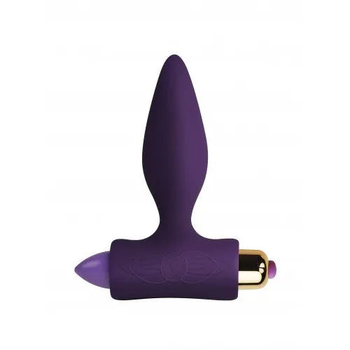 Rocks Off Plug Petite Sensations Anal Vibrating Plug - Black - PlayBlue