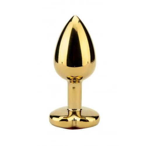 Precious Metals Heart Shaped Anal Plug - Silver - PlayBlue