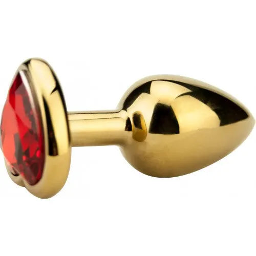 Precious Metals Heart Shaped Anal Plug - Silver - PlayBlue