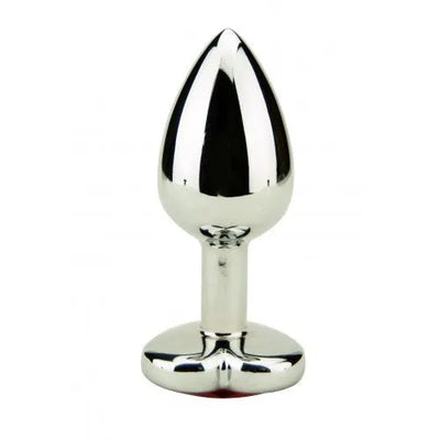 Precious Metals Heart Shaped Anal Plug - Silver - PlayBlue