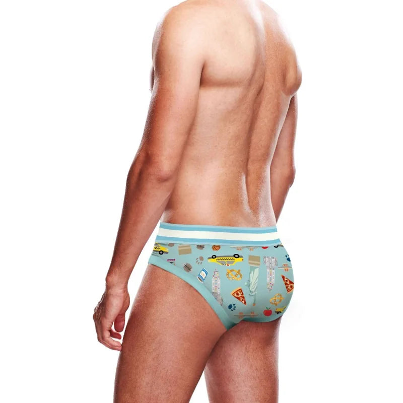 Prowler NYC Brief Blue White - XX-Large - 36-38 - PlayBlue