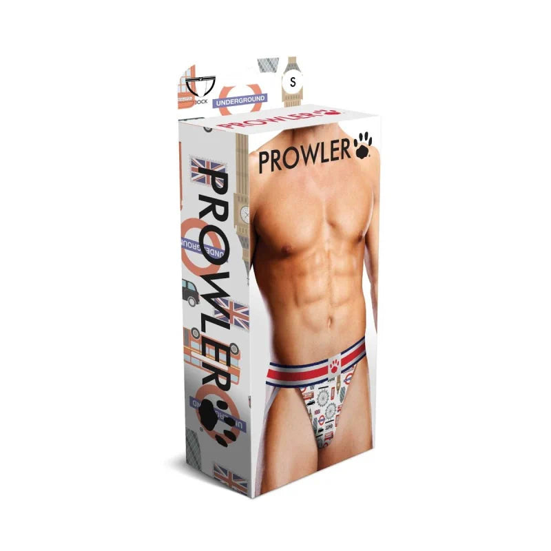 Prowler Soho Jock Strap White Red - XX-Large - 36-38 - PlayBlue