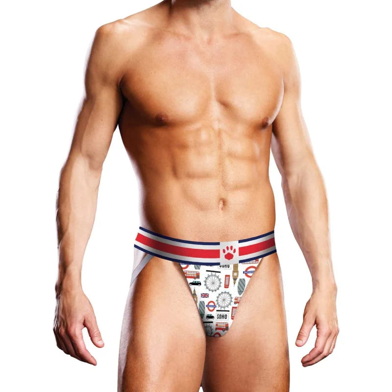 Prowler Soho Jock Strap White Red - XX-Large - 36-38 - PlayBlue