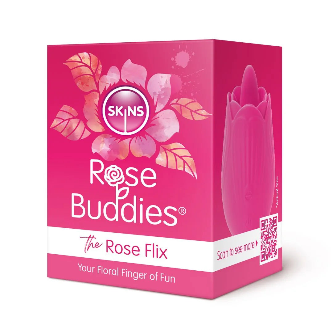 Skins Rose Buddies - Rose Flix - Silicone Oral Play - PlayBlue