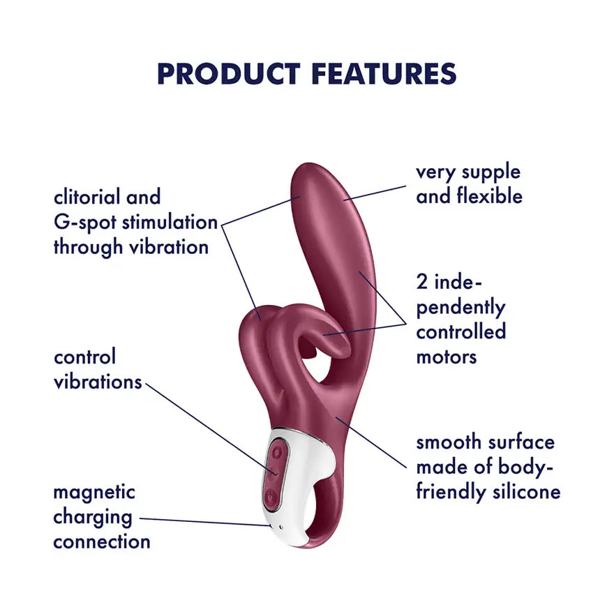 Satisfyer - Touch Me Red - Triple Motor Focused Pleasure - PlayBlue